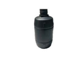 375ml 28/410 HDPE Round Flat Bottle