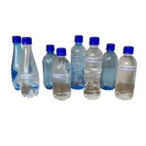 330ml PET 28mm Water Bottle (Stubby; Teardrop; Cylindrical; Standard)